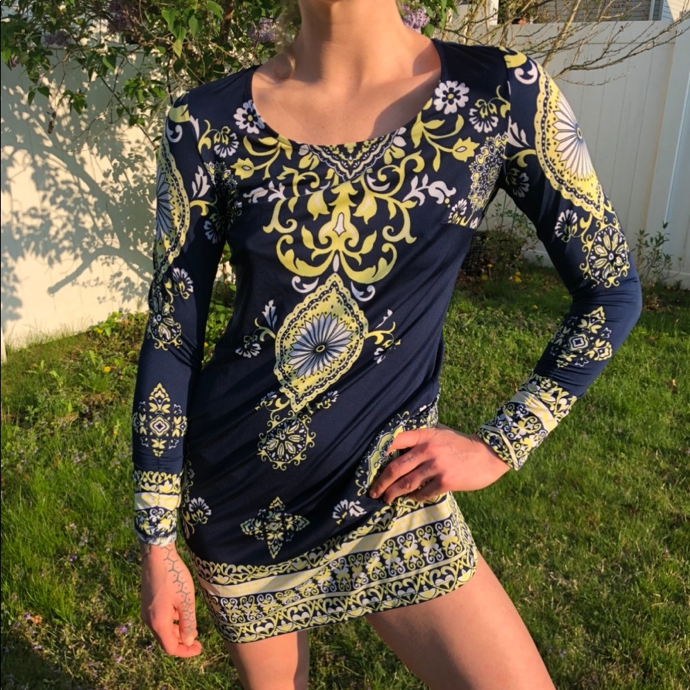 Petite small polyester dress